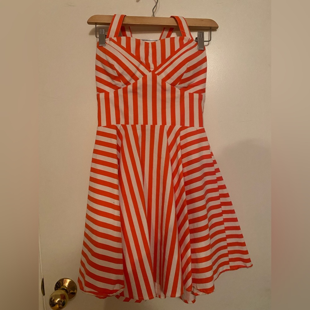 Pinstripe dress